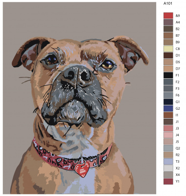 Картина по номерам, 60 x 75, A101