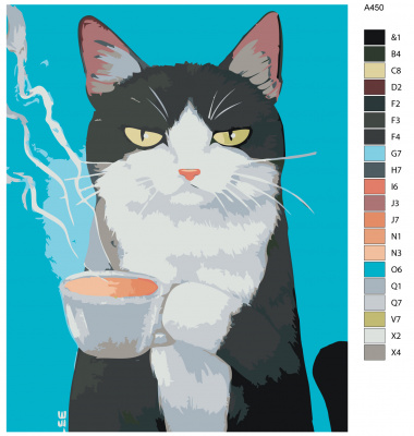 Картина по номерам, 48 x 60, A450