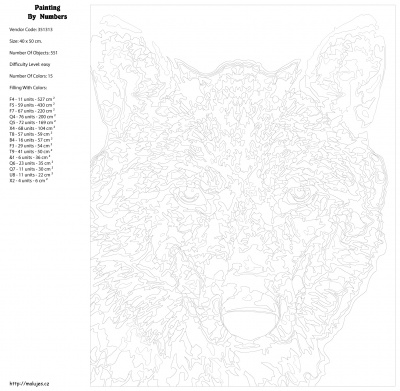 Картина по номерам, 40 x 50, KTMK-351313