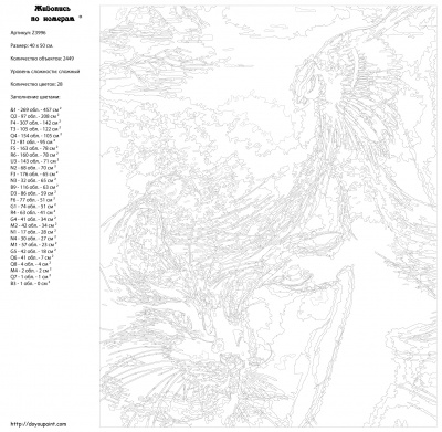 Картина по номерам, 40 x 50, Z-Z3996