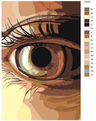 Картина по номерам, 100 x 150, PA204