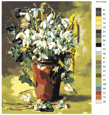 Картина по номерам, 48 x 60, ARTH-AH204