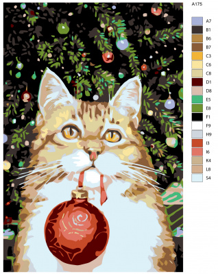 Картина по номерам, 100 x 150, A175