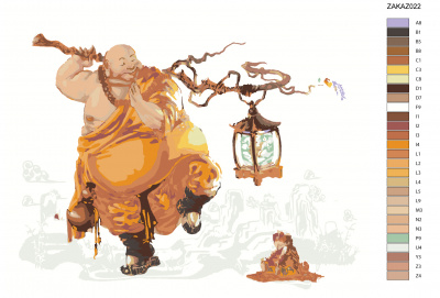 Картина по номерам, 80 x 100, ZAKAZ022