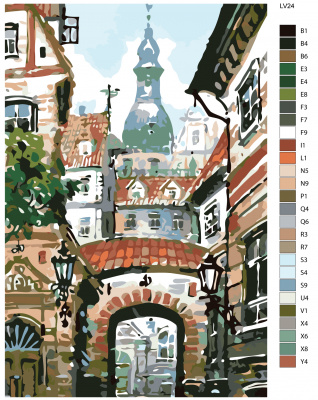 Картина по номерам, 40 x 60, LV24