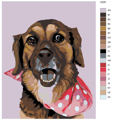 Картина по номерам, 40 x 50, A229