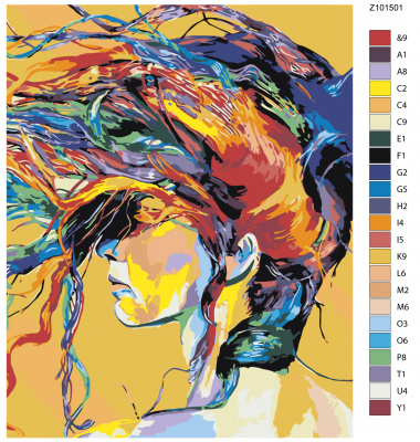 Картина по номерам, 60 x 75, Z101501
