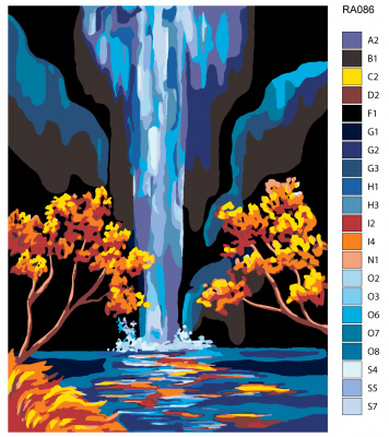 Картина по номерам, 45 x 60, RA086