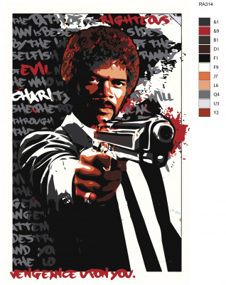 Картина по номерам, 72 x 108, RA314