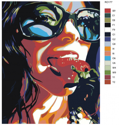 Картина по номерам, 48 x 60, RO177