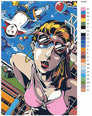 Картина по номерам, 100 x 150, RA350