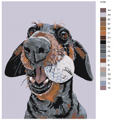 Картина по номерам, 80 x 100, A155