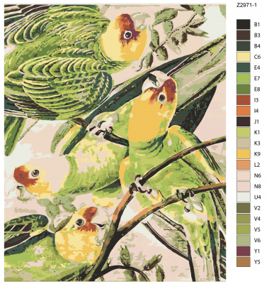 Картина по номерам, 40 x 50, Z2971