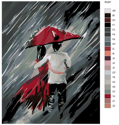 Картина по номерам, 80 x 100, RO87
