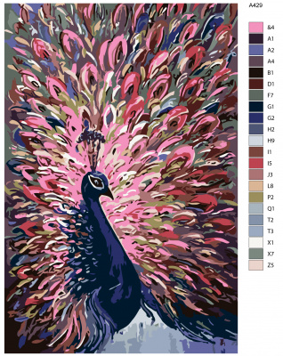 Картина по номерам, 100 x 150, A429