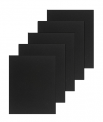 Холст на картоне, 40х50 см, "Живопись по номерам", 5 шт, цвет черный