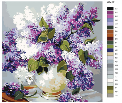 Картина по номерам, 80 x 80, KTMK-024571