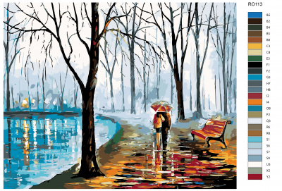 Картина по номерам, 100 x 125, RO113