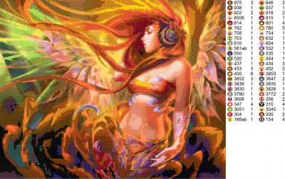 Картина со стразами, 40 x 50, DI-RA037