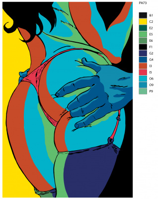 Картина по номерам, 100 x 150, PA73
