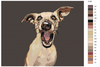 Картина по номерам, 80 x 100, A160