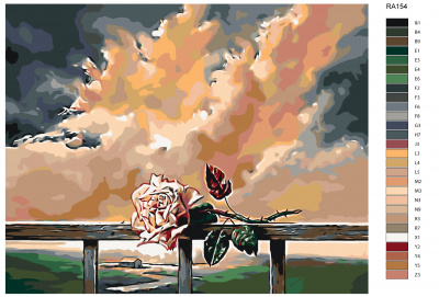 Картина по номерам, 60 x 75, RA154