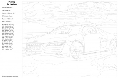 Картина по номерам, 40 x 50, KTMK-73177