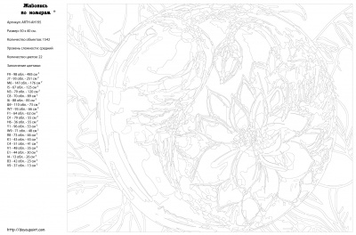 Картина по номерам, 40 x 50, ARTH-AH195