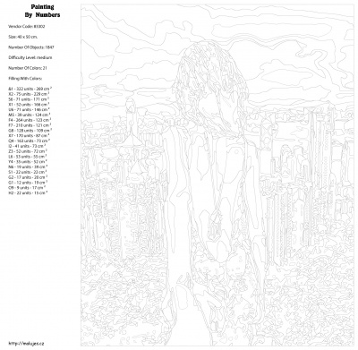 Картина по номерам, 40 x 50, KTMK-83302