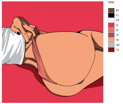 Картина по номерам, 100 x 100, PA68