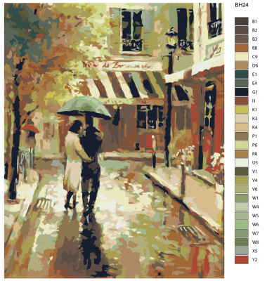 Картина по номерам, 80 x 100, BH24