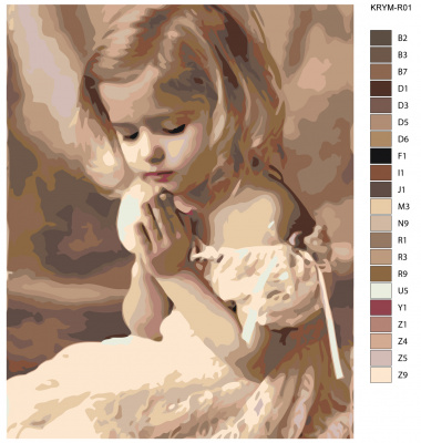 Картина по номерам, 100 x 125, KRYM-R01