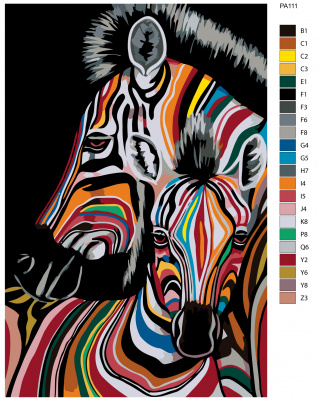 Картина по номерам, 60 x 90, PA111
