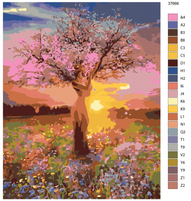 Картина по номерам, 72 x 90, KTMK-37666