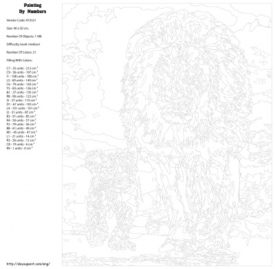 Картина по номерам, 40 x 50, KTMK-972521