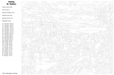 Картина по номерам, 40 x 50, KTMK-61509