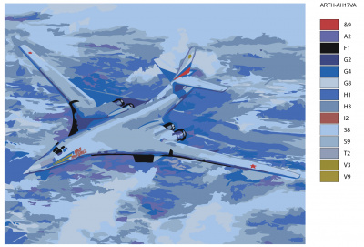 Картина по номерам, 72 x 90, ARTH-AH17VA