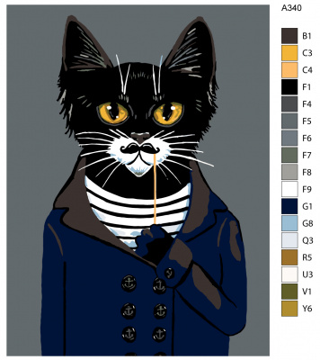 Картина по номерам, 75 x 100, A340