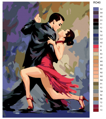Картина по номерам, 54 x 72, RO40