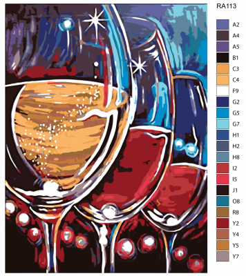 Картина по номерам, 75 x 100, RA113