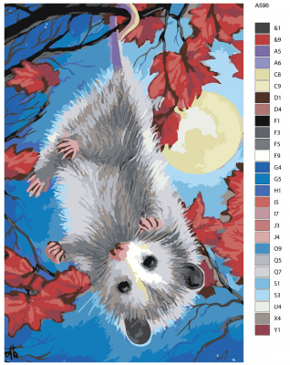 Картина по номерам, 72 x 108, A596