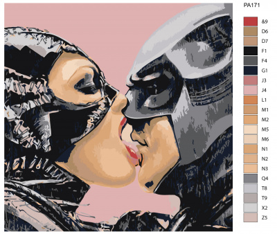 Картина по номерам, 100 x 100, PA171