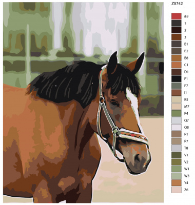 Картина по номерам, 72 x 90, Z5742