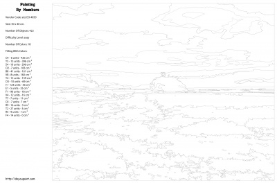 Картина по номерам, 40 x 50, ets533-4050