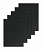 Холст на картоне, 20х30 см, "Живопись по номерам", 5 шт, цвет черный