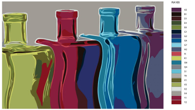 Картина по номерам, 48 x 72, RA165