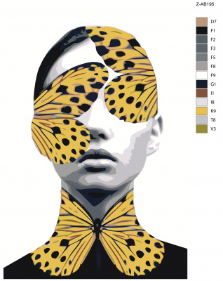 Картина по номерам, 72 x 108, Z-AB195