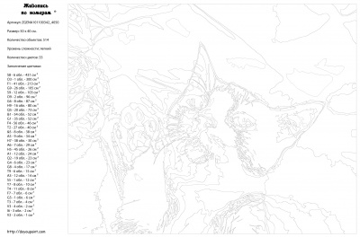 Картина по номерам, 40 x 50, ZGENA101100342