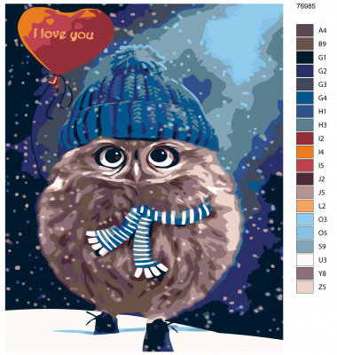 Картина по номерам, 48 x 60, KTMK-76985