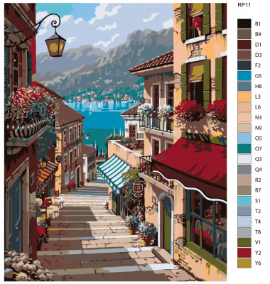 Картина по номерам, 40 x 50, RP11